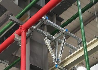 奉化该抗震支架的整体式支吊架结构协调性好